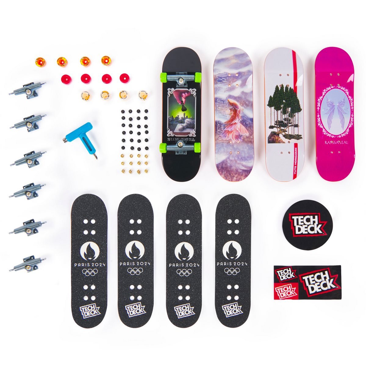 Tech Deck Pack De 4 - Yuto Horigome Paris 2024